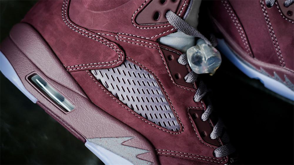 PK GOD Jordan 5 Retro Burgundy 2023 RETAIL MATERIALS READY TO SHIP